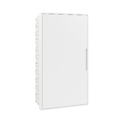 Щиток 36 мод встраиваемый FRAME, белый, с белой дверцей, с 4  шинами PEN (2шт на 8 отв. и 2шт на 10 отв.)