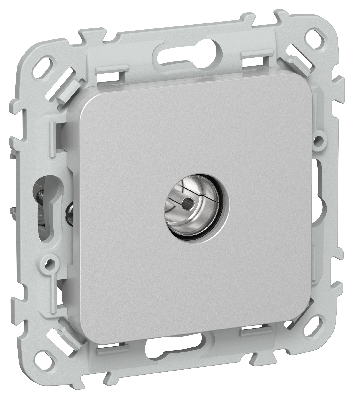 FLITE Розетка TV экранированная оконечная тип M РТВм-1-1-1-ФлА алюминий IEK