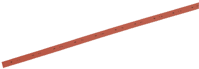 Трубка термоусаживаемая ТТУ 4/2 красная (1м)