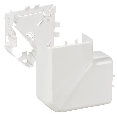 Угол плоский Г-образный 50х105 DLP белый