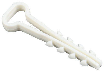 Дюбель-хомут 5х8мм белый (100шт)