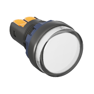 Сигнальная лампа со встроенным диодом 220В, белая, зажим Plug-In