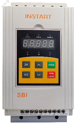 Устройство плавного пуска SBI-7.5/15-04 7.5кВт, 15А, 3Ф, 380В±15%, 50Гц/60Гц, IP20, со встроенным байпасом