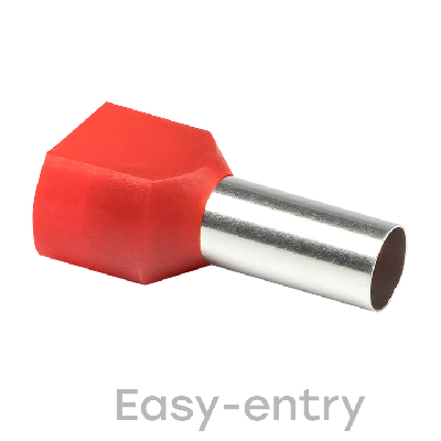 Наконечник штыревой втулочный изолированный НШвИ (2) 10.0-14 (50шт)