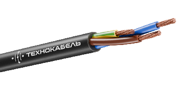 Провод ПВС 2х1.5+1х1.5 черный ТРТС