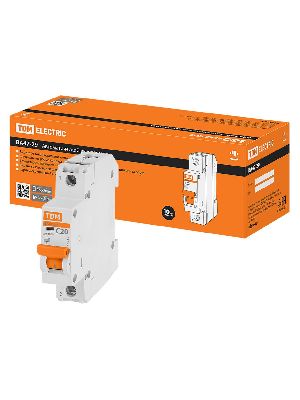 Выключатель автоматический ВА47-29 однополюсной 20А 4,5кА характеристика С