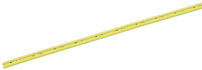 Трубка термоусаживаемая ТТУ 25/12.5 желто-зеленая (1м)