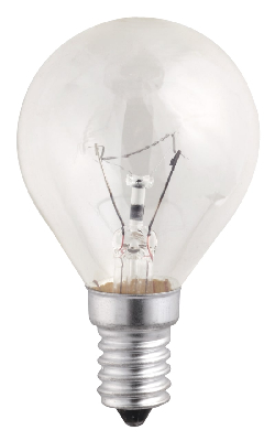 Лампа накаливания P45 240V 60W E14 clear