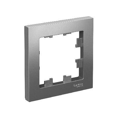 Рамка однопостовая ATLASDESIGN сталь