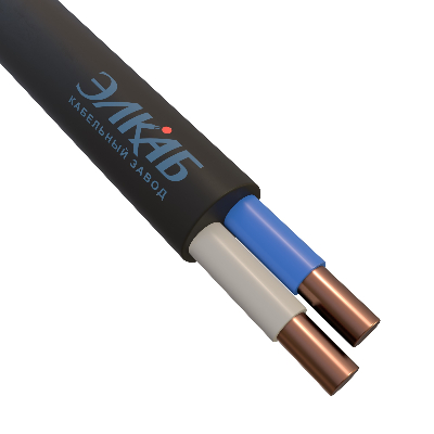 Кабель силовой ВВГнг(А)-LSLTx 2х1,5 ок (N) - 0,66 кВ ТРТС