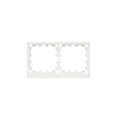 Рамка на 2 поста, KANT, белая магнолия