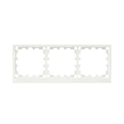 Рамка на 3 поста, KANT, белая магнолия