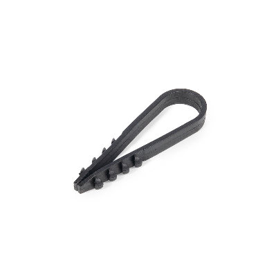 Дюбель-хомут(нейлон) ДХ 5-10 (ч) (100шт.) (Fortisflex)