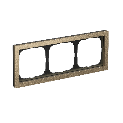 ARTGALLERY PURE 3-постовая РАМКА, МЕТАЛЛ ЛАТУНЬ