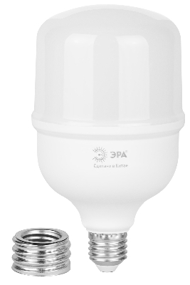 Лампа светодиодная высокой мощности LED 50 Вт 5000Лм 4000К T100 нейтральный E27/E40 (переходник) 170-265В LED POWER T100-50W-865-E27/E40 Green Line