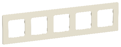 FLITE CLASSIC Рамка 5-местная РУ-5-К-ФлСл сливочный IEK