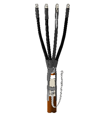 Муфта концевая 4КВНТпН-1-70...120 (с наконечниками)