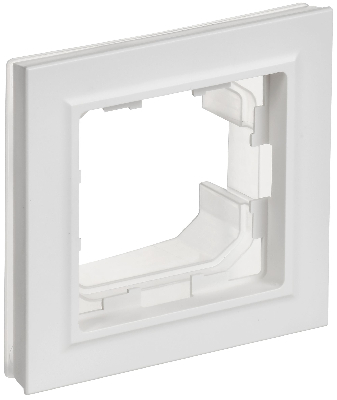 BRITE Рамка 1-местная IP44 РУ-1-БрАБ-44 арктический белый IEK