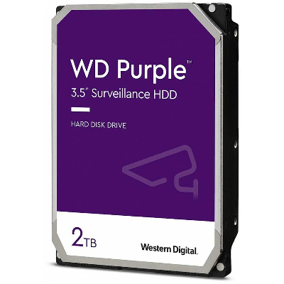 Жесткий диск 2Tb Purple 3.5'', SATAIII, 5400 об/мин, 256 МБ