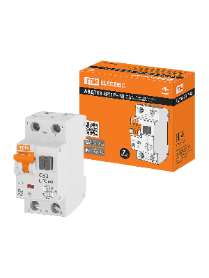 Выключатель автоматический дифференциального тока АВДТ 63 C32 30мА