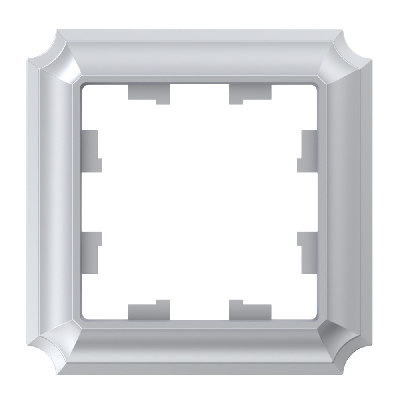 ATLASDESIGN ANTIQUE 1-постовая рамка, АЛЮМИНИЙ