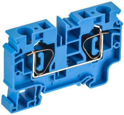 ARMAFIX Клемма пружинная CX10 BU 10мм2 проходная синяя IEK