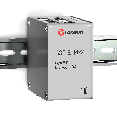 Блок защиты от импульсных перенапряжений 8-и портов локальной сети Ethernet 10 Base-T/100 Base-TX/1000 Base-T, PoE++, на DIN-рейку, IP20,  89х58х35мм (УЗИП, грозозащита)