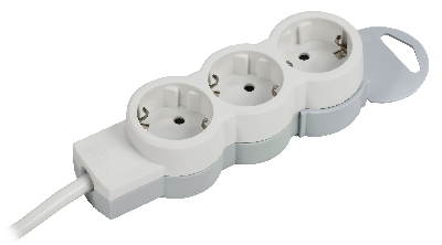 STANDARD Удлинитель У03 3 места 2P+PE 3м 3х1,5мм2 16А белый IEK