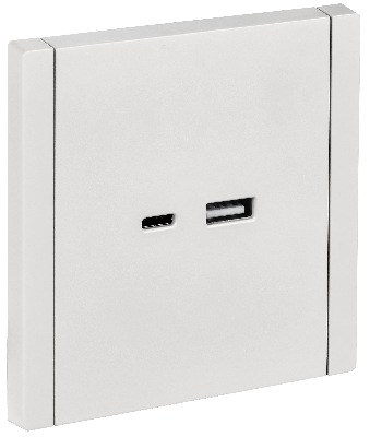 FORTE&PIANO Розетка USB A+C 3,1А FP250 белый IEK