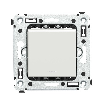 Avanti Выключатель одноклавишный, в стену Белое облако