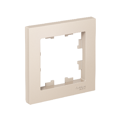Рамка однопостовая ATLASDESIGN бежевый