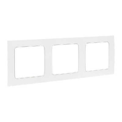 Стокгольм Рамка 3-местная белая