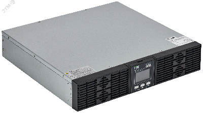 Источник бесперебойного питания Online Rackmount 2кВА/2кВт, однофазный с LCD дисплеем 72VDC без АКБ 2U с рег. з/у