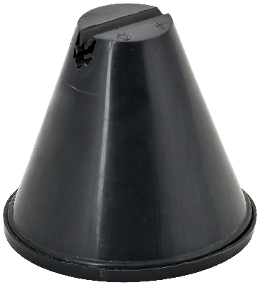 Держатель проводника круглого 8-10мм для плоской кровли h=100мм пластик с бет. IEK