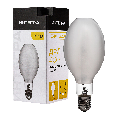 Лампа ДРЛ 400 Вт Е40 ИНТЕГРА (15) РФ
