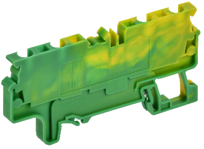 ARMAFIX Клемма пружинная CX2.5-4 PE 2,5мм2 четырехконтактная заземляющая IEK