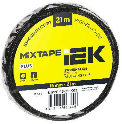 MIXTAPE 5 Изолента Х/Б 15мм 21м IEK