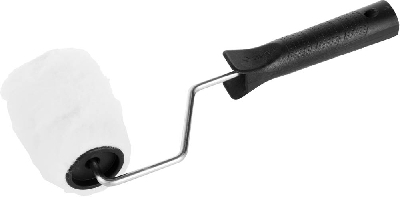 Валик малярный ''РАДУГА'', 90 мм, d=40 мм, ворс 14 мм, ручка d=6 мм, Стандарт