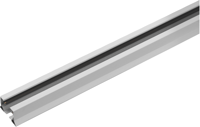 Шинопровод однофазный NLT-B-1L-AS2-WH-200 с вводом питания и заглушкой белый 2м