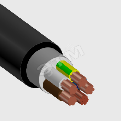 Кабель силовой ВВГнг(А)-LSLTx 5x35 мк(N, PE)-0.66