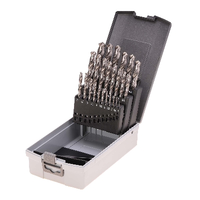 Набор сверл по металлу 1-13мм 25шт HSS-G 118° DIN338