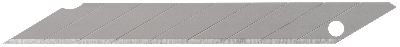 Лезвия для ножа технического 9 мм, 9 сегментов, угол 30 градусов (10 шт.)