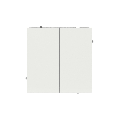 Инвертор двухклавишный, KANT, белая магнолия