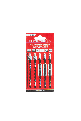 Пилки для лобзика по дереву T244D 100х75х4,0, криволинейный рез (5шт)