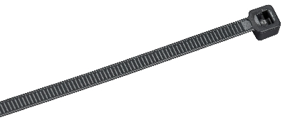 Хомут P6.6 съёмный чёрный 3,6х100мм IEK