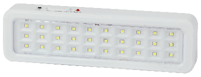 Светильник светодиодный аварийный постоянный DBA-105-0-20 30LED 5ч IP20 (40/1600)