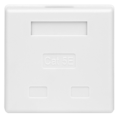 Компьютерная розетка 8P8C (RJ-45), UTP, Cat.5e, 2 порта