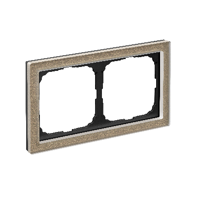 ARTGALLERY PURE 2-постовая РАМКА, ОРГАНИЧЕСКОЕ СТЕКЛО ШАМПАНЬ