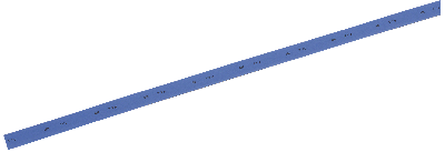 Трубка термоусаживаемая ТТУ 6/3 синяя (1м)