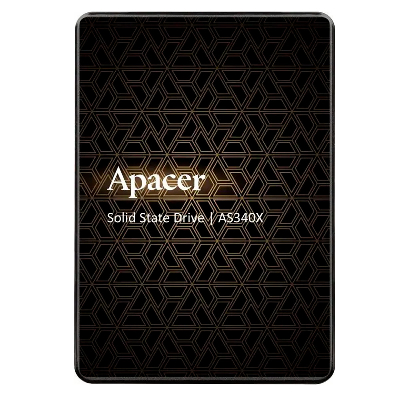 Накопитель SSD 2.5'' 120 ГБ AS340X, SATA III, 3D NAND TLC, 550/500 Мб/с